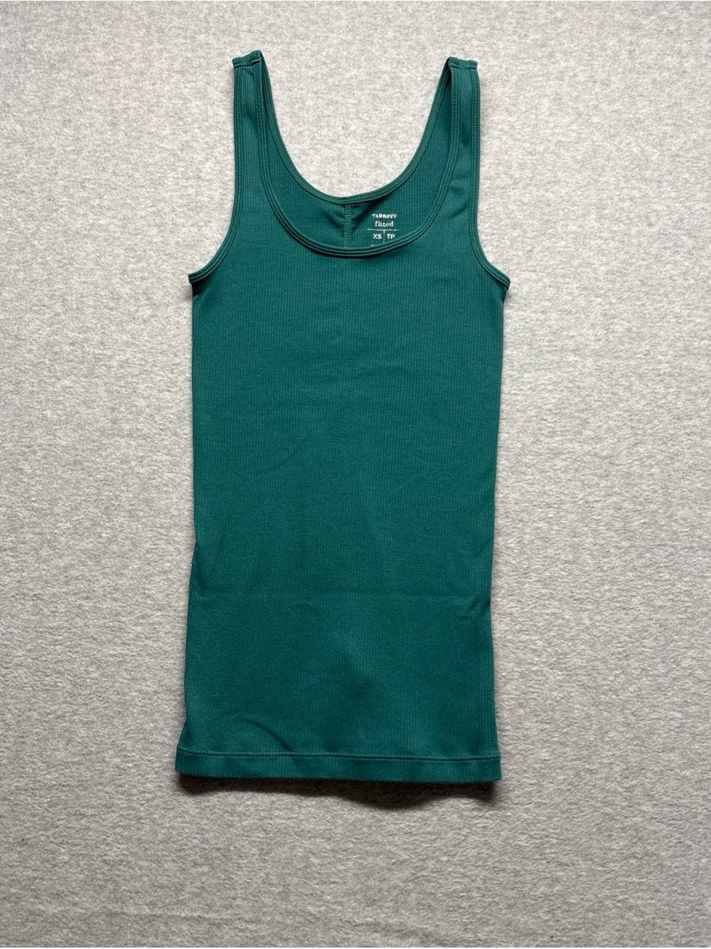 Old‎ Navy Ribbed Tank Top in Teal Green